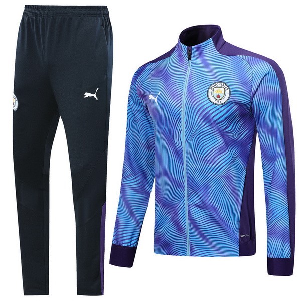 Chandal Niños Manchester City 2019/20 Purpura Azul